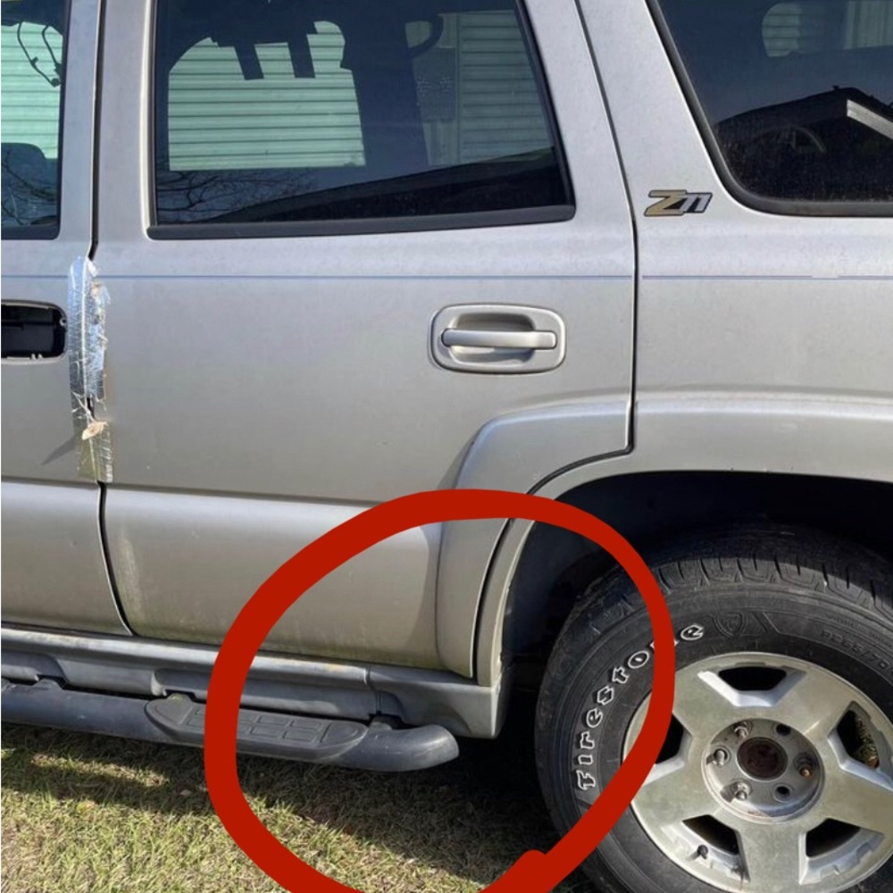 Chevy Tahoe Z71 Molding Left Driver Rear Quarter Panel Trim Fender 15768599 - Picture 4 of 16